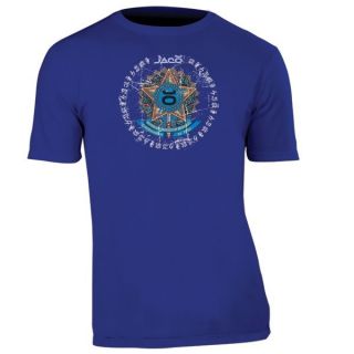 Jaco Clothing MMA USA Brazil Crest Blue Mens Tee Shirt 2XL