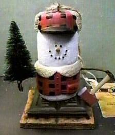  mores Marshmellow Man Christmas Tree Ornament Lumber Jack