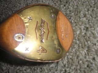 Vintage MacGregor Jack Burke 110W Emerald 4 Wood Golf Club Metal Shaft