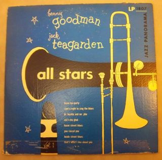 Benny Goodman Jack Teagarden All Stars Jazz Panorama
