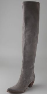 Elizabeth and James Western Thigh High Suede Boots