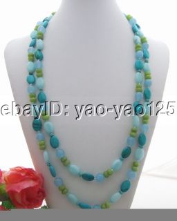 Amazing 51 Turquoise Jade Necklace