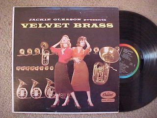 Jackie Gleason Presents Velvet Brass LP 1950s Capitol w 859