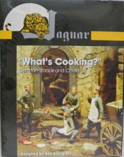 Jaguar 63137 Whats Cooking  4 German Troops Cooks Accessories 1 35