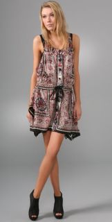 Anna Sui Paisley Scarf Print Dress