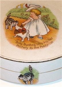 Childs Nursery Rhyme Porcelain Bowl Baby Bunting