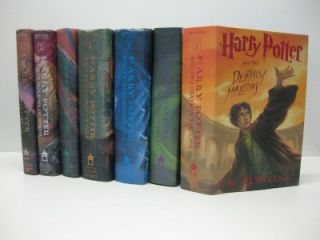 Rowling Harry Potter 1st Edition Hardcover Book Lot HC DJ