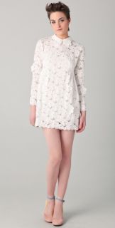 Opening Ceremony Floral Lace Babydoll Dress