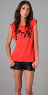 Wildfox Je t'Aime Dylan Tee