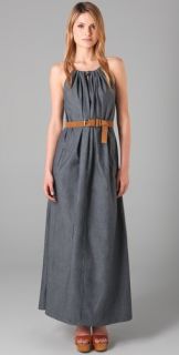 Pray For Mother Nature Chambray Maxi Dress