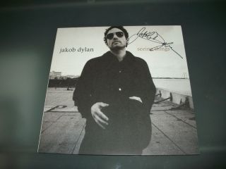 Jakob Dylan RARE Signed Limited Vinyl LP Record Seeing Things The