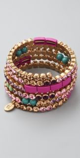 Juicy Couture Rhinestone Coil Bracelet