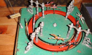 French Antique Horse Racing Game Mechanical