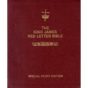 The King James Red Letter Bible Special Study Edition