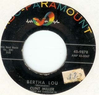 Clint Miller 45 Rockabilly Rocker