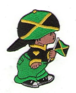 Jamaica Flag Boy Patch
