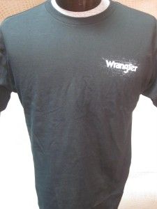 New Mens Western Wrangler Jack Daniels Black T Shirts