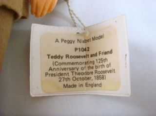 Vintage 1983 Peggy Nisbet Teddy Roosevelt Doll