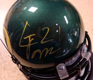 LaMichael James Autographed Signed Oregon Ducks Mini Helmet Rookie PSA
