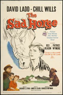 The Sad Horse 1959 Original U s One Sheet Movie Poster