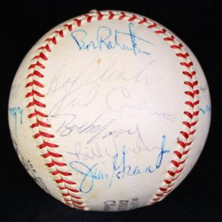 1970 Pirates Team Signed Baseball JSA Clemente Stargell