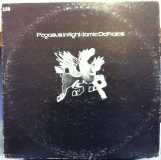JAMIE DEFRATES pegasus flight LP VG+ Private 1976 FL Psych Folk Rock