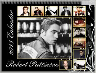 Robert Pattinson Edward Cullen January December 2013 Year Wall Photo