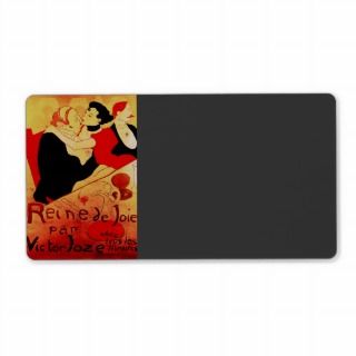 Dinner in Paris   Toulouse Lautrec Custom Shipping Labels