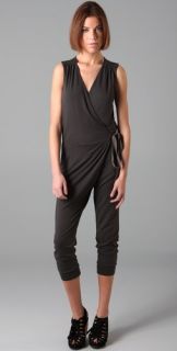 Bird by Juicy Couture Overdyed Wrap Jumpsuit