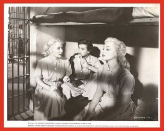 Phyllis Thaxter Jan Sterling Womens Prison or 1954
