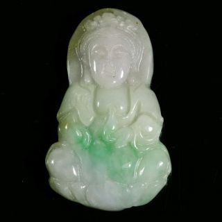  Imperial Green Pendant Natural Handmade Grade A Jadeite Jade