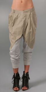 Alexander Wang Asymmetrical Khaki Pants