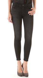 J Brand Coated Legging Jeans with Back Zip