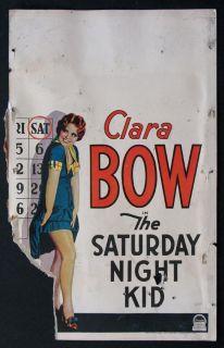 The Saturday Night Kid Clara Bow Jean Arthur James Hall 1929 WC