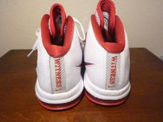 Nike Zoom Soldier IV Lebron James Air Max Red White Basketball Shoes