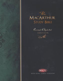 NKJV MacArthur Study Bible   Revised & Updated Black Genuine Leather