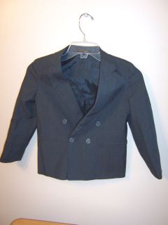 Boys Michael James Sz 7R Blue Sport Coat Suit Jacket Blazer Double