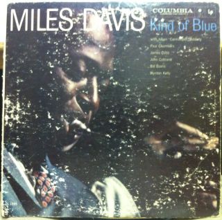 Miles Davis Kind of Blue LP CL 1355 VG 1959 DG Original 6 Eye Mono