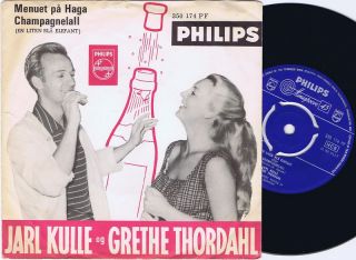 Jarl Kulle Grethe Thordahl Danish Swedish Pop 45ps 1959
