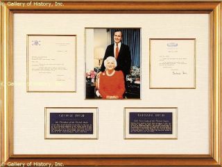 governor john ellis jeb bush two items framed in the gallery of