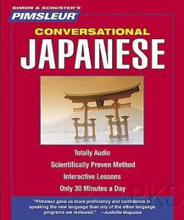 New 8 CD Pimsleur Learn to Speak Japanese Language