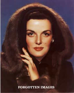 Jane Russell Wrapped in Fur Coat Photograph