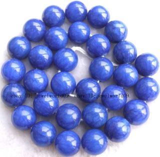 12mm Beautiful Blue Jasper Round Gemstone Beads 15