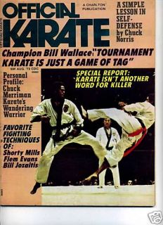 73 Official Karate Magazine Chuck Norris Bill Wallace