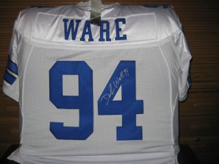 DeMarcus Ware 94 Dallas Cowboys Personally Autographed Reebok Jersey