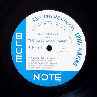   LP Blue Note BLP 4003 US 58 Jazz w 63rd NYC RVG DG Ear Mono
