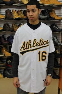  White Green Yellow Jason Giambi 16 Authentic MLB Jersey New