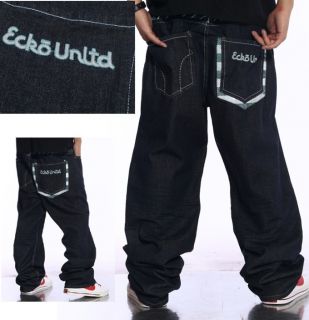 Ecko Unltd Mens Embroidery Jeans Size32 40 EC43