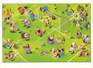 Heye–Collectible Jean Jacques Loup Postcard 10125–World Cup