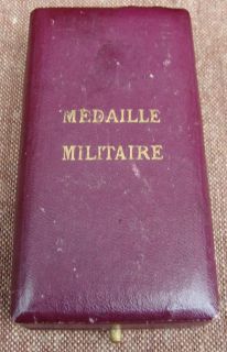 WW1 3rd Republic Silver French Military 6th Type Medaille Militaire